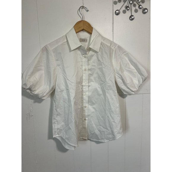 Women's AYR Button-Up Shirt White Size XS - Picture 1 of 10